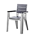 Inval Madeira Indoor And Outdoor Patio Dining Chairs, Gray/Slate, Pack Of 4 Chairs 1 thumbnail image