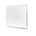Floortex® Viztex® Glacier Multi-Purpose Grid Glass Dry Erase Board, 14" x 14", White