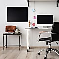 Floortex® Viztex® Glacier Multi-Purpose Grid Glass Dry Erase Board, 17" x 23", Black 1 thumbnail image