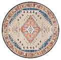 Anji Mountain Beso Round Area Rug, 4' Diameter, Multicolor