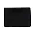 Floortex® Viztex® Glacier Multi-Purpose Grid Glass Dry Erase Board, 30" x 40", Black