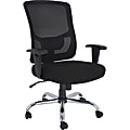 Lorell® Big & Tall Ergonomic Mesh Mid-Back Task Chair, Black 1 thumbnail image