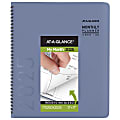 2025 AT-A-GLANCE® Contemporary Monthly Planner, 9" x 11", Slate Blue, January To December, 70250X20