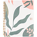 2024-2025 Cambridge® Haven Weekly/Monthly Academic Planner, 8-1/2" x 11", Floral, July 2024 To June 2025, 1714-905A