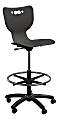 Hierarchy 5-Star School Stool, 33"H, Black 1 thumbnail image