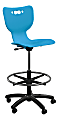 Hierarchy 5-Star School Stool, 33"H, Blue/Black 1 thumbnail image