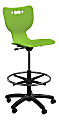 Hierarchy 5-Star School Stool, 33"H, Green/Black 1 thumbnail image