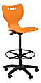 Hierarchy 5-Star School Stool, 33"H, Orange/Black 1 thumbnail image