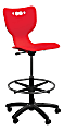 Hierarchy 5-Star School Stool, 33"H, Red/Black 1 thumbnail image