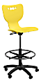 Hierarchy 5-Star School Stool, 33"H, Yellow/Black 1 thumbnail image