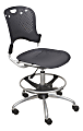 MooreCo Circulation Stool For Sit/Stand Desks, Black