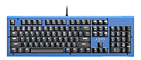 Azio MK HUE USB Keyboard, Blue, MK-HUE-BU