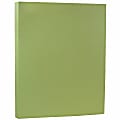 JAM Paper® Card Stock, Pea Green, Letter (8.5" x 11"), 80 Lb, Pack Of 50