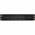 Legrand 48 Port Cat6 110 Type Patch Panel  High Density 2RU 19in. Panel  Patch panel  CAT 6  black  2U  19"  48 ports 1 thumbnail image