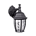 Euri EOL Outdoor LED Wall Lantern, 450 Lumens, 6.4 Watts, 3000K, Matte Black, 1 Each 