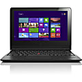 Lenovo ThinkPad Helix 20CG005GUS 11.6" Touchscreen LCD 2 in 1 Ultrabook - Intel Core M 5Y71 Dual-core (2 Core) 1.20 GHz - 8 GB LPDDR3 - 256 GB SSD - Windows 8.1 Pro 64-bit - 1920 x 1080 - In-plane Switching (IPS) Technology, VibrantView - Convertible - Graphite Black 1 thumbnail image