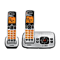 Uniden® D1680-2 DECT 6.0 Digital Dual-Handset Cordless Phone With Answering System, Silver 1 thumbnail image