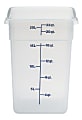 Cambro Translucent CamSquare Food Storage Containers, 22 Qt, Pack Of 6 Containers 1 thumbnail image