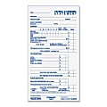 Rediform 2-part Individual Time/Payroll Records - 55 Sheet(s) - 2 PartCarbonless Copy - 3.75" x 6.87" Sheet Size - White Sheet(s) - Blue Print Color - White Cover - 1 Each 1 thumbnail image