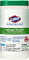 Clorox® Healthcare® Hydrogen Peroxide Disinfecting Wipes, 5 3/4" x 6 3/4", Canister Of 155 Wipes