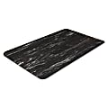 Crown Cushion-Step Marbleized Rubber Mat, 24 x 36, Black 1 thumbnail image