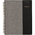2024-2025 AT-A-GLANCE® Signature Collection 13-Month Weekly/Monthly Planner, 8-1/2" x 11", Black, January 2024 To January 2025, YP90505