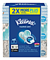 Kleenex® Trusted Care Everyday 2-Ply Facial Tissues, White, FSC® Certified, 144 Tissues Per Box, Pack Of 3 Boxes