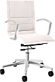 National® Niles Ergonomic Mid-Back Conference Chair, Ivory
