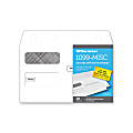 Office Depot® Brand Double-Window Self-Seal Envelopes For 1099-MISC Forms, 5 5/8" x 9", White, Pack Of 25