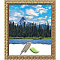 Amanti Art Florentine Gold Wood Picture Frame, 23" x 27", Matted For 20" x 24"