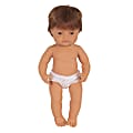 Miniland Educational Anatomically Correct 15" Baby Doll, Caucasian Boy, Red Hair