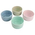 Martha Stewart 4-Piece Ceramic Ramekin Dish Set, 8 Oz, Assorted Colors