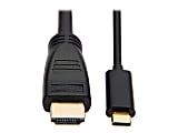 Tripp Lite USB C To HDMI Adapter Cable, 15', Black