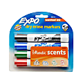 EXPO® Scents Dry-Erase Markers, Chisel Tip, Assorted, Pack Of 4