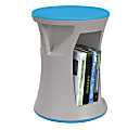 MooreCo Hierarchy Flipz Stacking Rocking Stool, Gray/Blue 1 thumbnail image
