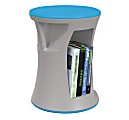 MooreCo Hierarchy Flipz Stacking Rocking Stool, Gray/Blue 1 thumbnail image