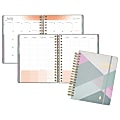 AT-A-GLANCE® inkWELL Press® Classic liveWELL Weekly/Monthly Planner™, 7" x 9", Multicolor Chevron, July 2018 to June 2019