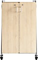 Safco® Whiffle Double-Column 12-Drawer Mobile Storage Cart, 48"H x 30"W x 19-3/4"D, Gray 1 thumbnail image