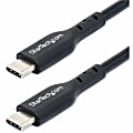 StarTech.com 1m (3ft) USB C Charging Cable, USB 2.0 Type-C Laptop Charger Cord, 60W 3A Power Delivery, TPE Jacket, Data Transfer Cable M/M 1 thumbnail image