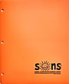 SONS System Pocket Folders, 9-1/2" x 12-1/2", Orange 1 thumbnail image