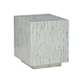 Linon Piah Capzi Square Accent Table, 18-1/8"H x 16-1/8"W x 16-1/8"D, Blue/Gray 1 thumbnail image