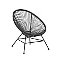 Linon Aurene Outdoor Chair, Black