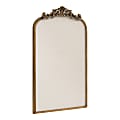 Kate and Laurel Arendahl Non-Magnetic Arch Framed Pinboard, 19” x 31”, Beige, Gold Metal Frame 1 thumbnail image