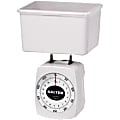 Salter Diet Mechanical Kitchen Scale - 16 oz / 500 g Maximum Weight Capacity - White, Black