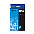 Epson® 802 DuraBrite® Ultra Cyan Ink Cartridge, T802220-S