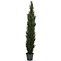 Nearly Natural Cedar Pine 84”H Mini Tree With 3,614 Tips In 12” Pot, 84”H x 26”W x 26”D, 2-Tone Green 1 thumbnail image