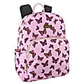 Jessica Simpson Backpack With 16" Laptop Sleeve, Pink Butterfly 1 thumbnail image