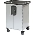 Bretford Mobility MiX Cart 45 for MacBook and iPad - 3 Shelf - 33.5" Width x 26" Depth x 44.5" Height - Platinum - For 45 Devices 1 thumbnail image