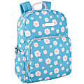 Jessica Simpson Backpack With 16" Laptop Sleeve, Blue Floral 1 thumbnail image