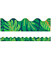 Carson-Dellosa One World Tropical Leaves Scalloped Borders, 2-1/4" x 36", Multicolor, Pack Of 13 Strips 1 thumbnail image